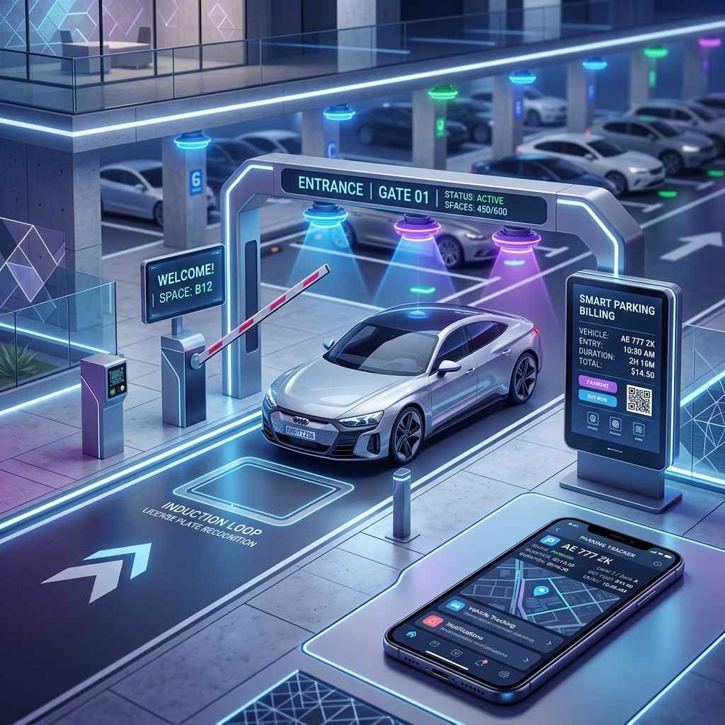 Parking Time Estimator System: Automating Vehicle Entry, Exit & Billing